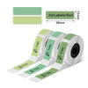 Phomemo Green Label mesures 12x30mm, perfect for D30/D35/Q30/Q30S