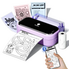 Phomemo M03 Mini Thermal Printer with Bluetooth connection printing beautiful stickers