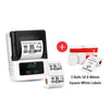 Phomemo M120 Portable Handheld Label Maker white with square white labels