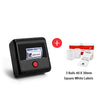 Phomemo M200 Commercial Portable label maker black with square white labels