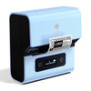 The phomemo m221 handheld barcode label maker is printing a label of goods.