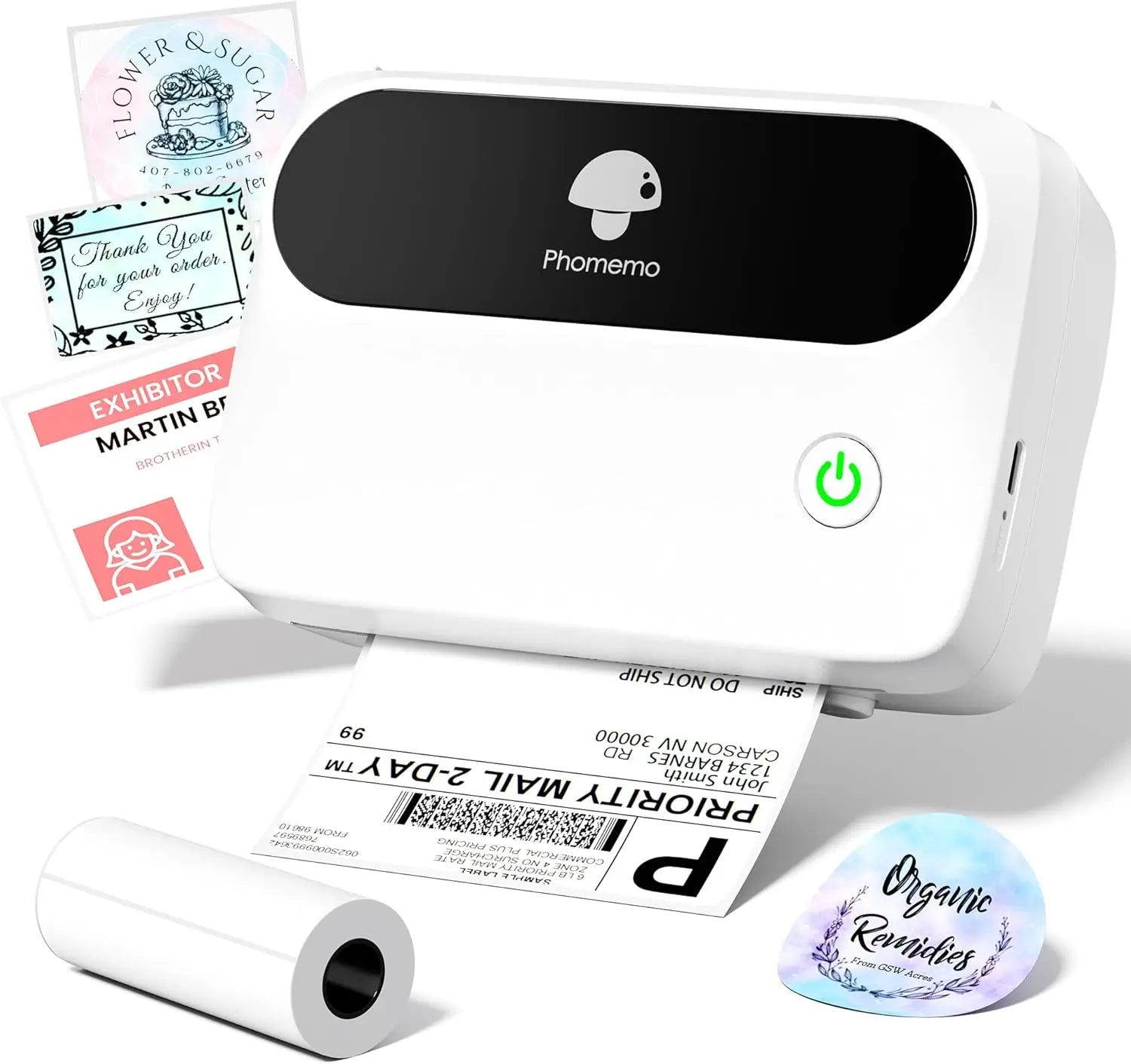 Stampante Etichette Di Spedizione Phomemo WiFi 4x6 - 300 DPI, Compatibile Con EBay/Shopify, Per Piccole Imprese - Foto 6