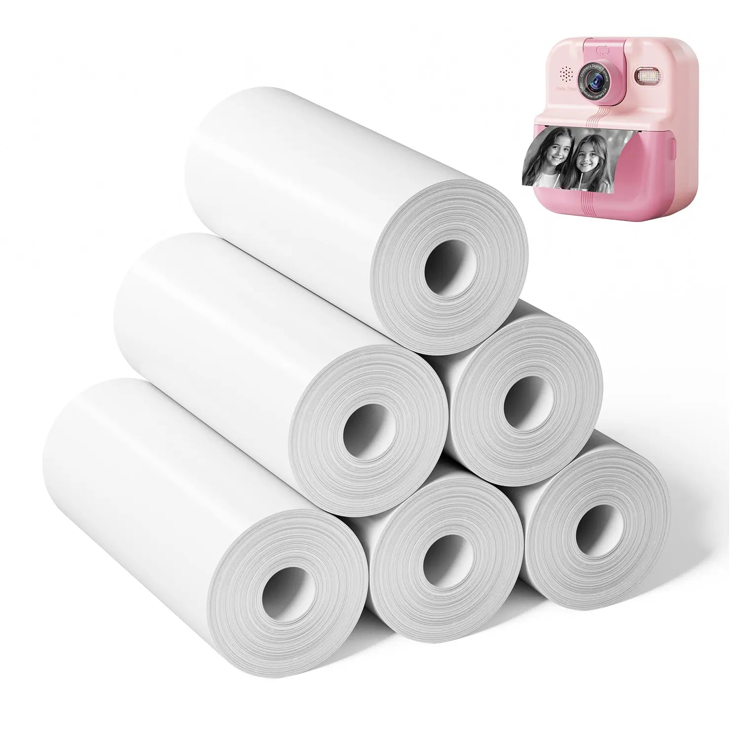 Phomemo 56mm White Thermal Paper for P02 Instant Camera