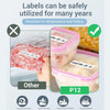 Phomemo P12 label machine's label can be safely utilized for many years