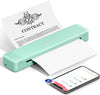 Cyan Phomemo P831 Portable Thermal Transfer Printer printing A4 contracts