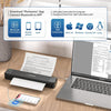 Phomemo P831 Portable Thermal Transfer Printer supports phone Bluetooth and computer USB connections