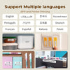 Phomemo Q30 Label machine supports multiple languages