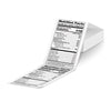 Phomemo 4''x 6'' Fan-Fold Thermal Direct Labels for Shipping Label Printer 100 white