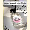 Phomemo 2¡± Pink Round Thermal Label Sticker for Shipping Label Printer custom personal hobby printing