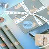 Phomemo 2¡° Round Thermal Label For Shipping Label Printer (750 Labels/Roll) happy holiday