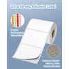 Phomemo 4¡±x3¡± White Thermal Label For Shipping Label Printer is strong adhesive label