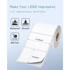 Phomemo 4¡±x3¡± White Thermal Label For Shipping Label Printer make your logo impressive