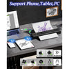 Phomemo TP83 Thermal Tattoo Printer supports phone, tablet, and computer connections