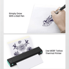 Phomemo tattoo stencil paper for printing detailed tattoo templates, offering an easier alternative to hand-drawn designs