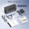 Phomemo PM245-BTZ Wireless Label Printer with its accessories