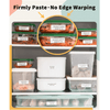 Phomemo thermal labels can be firmly pasted with no edge warping 