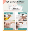 phomemo thermal labels are high quality and water/oil proof