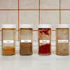 Phomemo thermal white label is the best choice for seasoning organization in kitchen