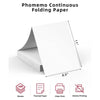 Phomemo continuous folding thermal paper in 8.5×11 inch letter size for inkless printing