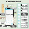 Phomemo 12x40mm Cat Pattern Label for D30/D35/Q30/Q30S