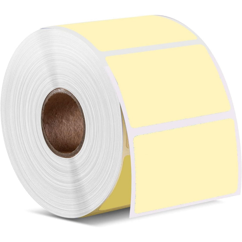 Phomemo 3"x2" Yellow Direct Thermal Label For Shipping Label Printer