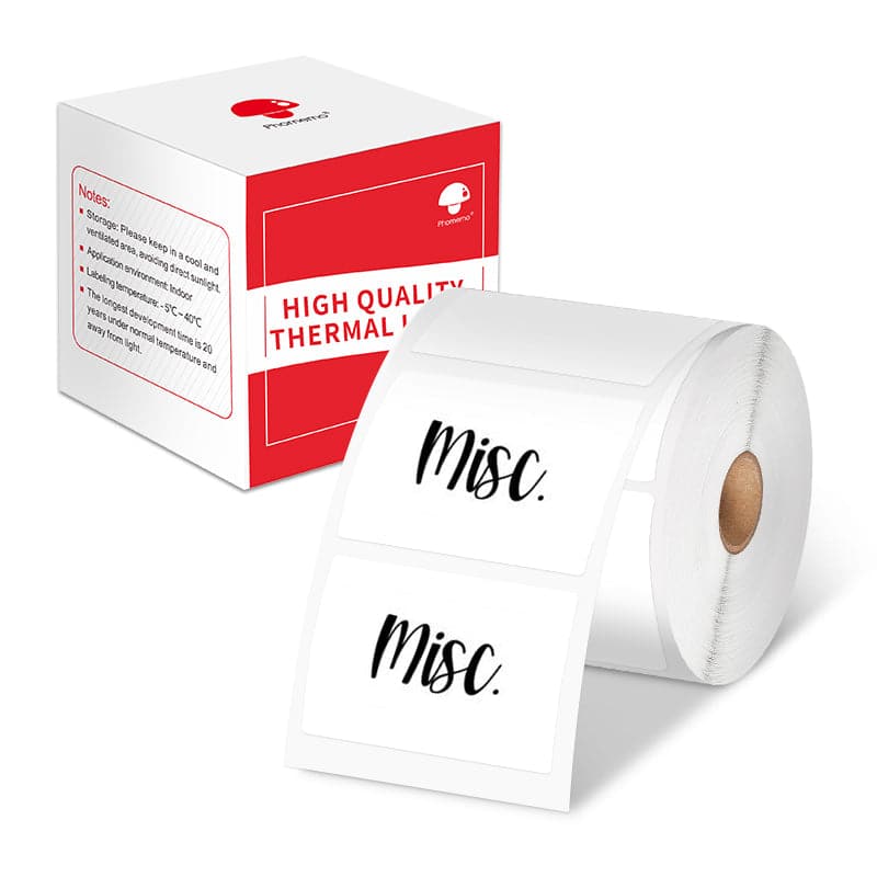 Phomemo 30 X 20mm Square White Thermal Label For M110/M120/M200/M220/M221-1