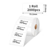 Phomemo 3''x 1'' Thermal Direct Labels for Shipping Label Printer 2000