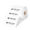 Phomemo 4¡±x2.5¡±  White Thermal  Sticker for Shippping Label Printer