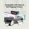 Sliver Thermal Holographic Sticker is compatible with most of shipping printers