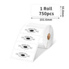 Phomemo 4¡±x2¡±  White Thermal  Sticker for Shippping Label Printer 750