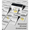 Phomemo 4''x 6'' Fan-Fold Thermal Direct Labels for Shipping Label Printer is waterproof oilproof scratch proof