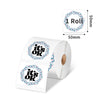 Phomemo 50×50mm Transparent Round Flower Label for M200/M220/M221-1 Roll-2
