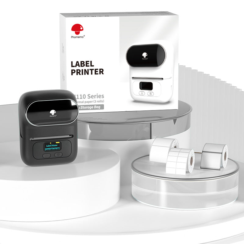 Phomemo M110 Bluetooth Label Printer Gift Set-black