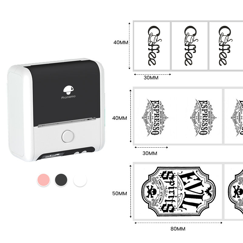 Phomemo M200 Bluetooth Label Printer Gift Set-white-(1)