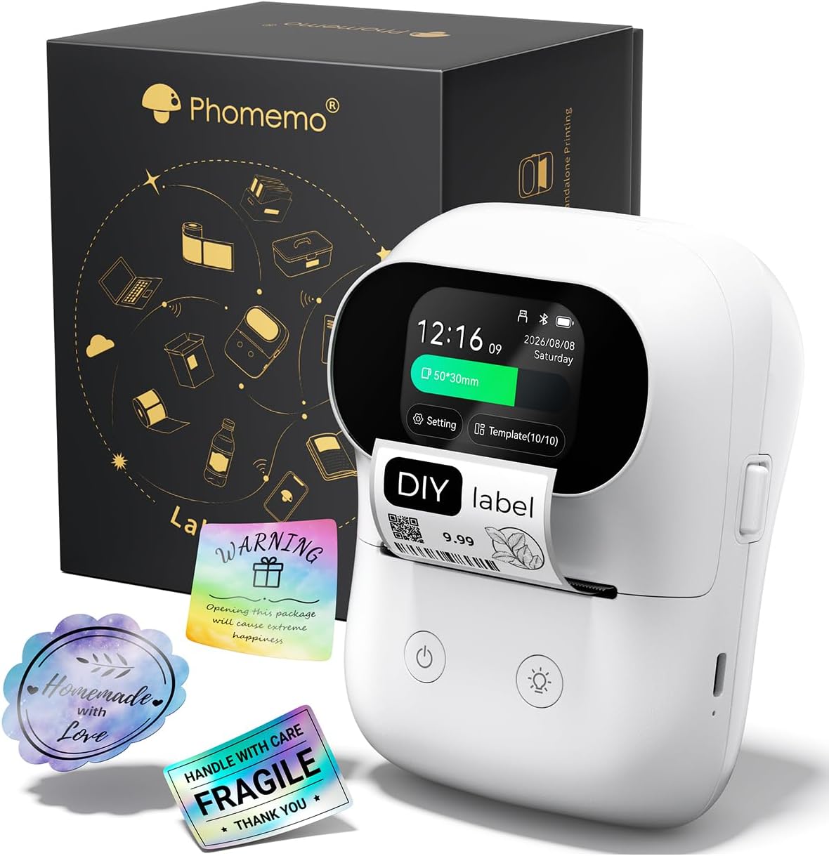 Imprimante d'étiquettes professionnelle Phomemo M20Pro
