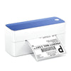 Blue Phomemo PM241-BT 4¡±x6¡± Shipping Label Printer printing a clear shipping label