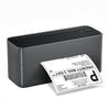 Grey and black Phomemo PM241-BT 4¡±x6¡± Shipping Label Printer printing a clear shipping label
