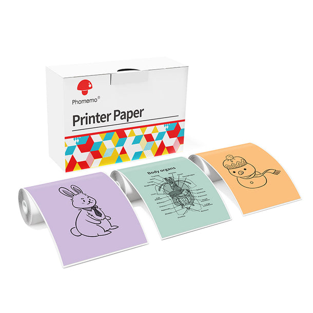 Phomemo Colorful Thermal Sticker for Thermal Label Printer