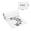 Dimension of Phomemo 53mm Silver Sparkle Sticker Thermal Paper for M02/M02S/M02Pro/M03/M03AS/M04S/M04AS/M832ح3 Rolls