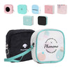 Portable Black Velvet Stationery Cosmetic Multifunction Storage Bag for Organization
