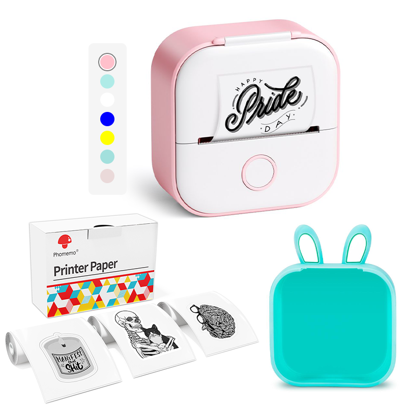 [🛒Black Friday Bundle] Phomemo T02 Inkless Mini Printer