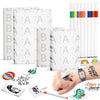 Phomemo TK32 Tattoo Maker Refill Pack,Includes 50pcs Tattoo&Transfer Papers and 8 Markers
