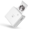 White Phomemo M02 PRO Bluetooth Mini Printer, high-quality printer capable of printing various thermal stickers