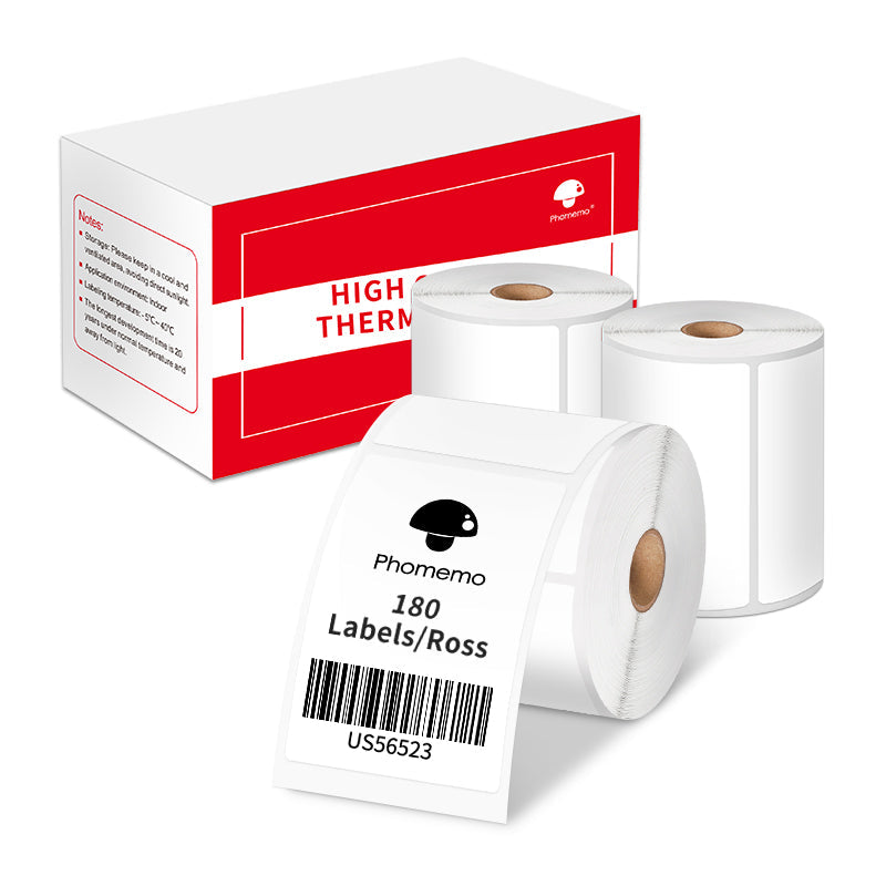 60 X 40mm Square White Label for M200/M220/M221 - 3 Roll - Phomemo