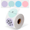 Phomemo 2¡± Multiple Thermal Round Label for Shipping Label Printer four colors