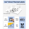 Phomemo 3¡±x2¡± 1240PCS Direct Thermal Shipping Labels water proof