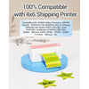 Phomemo 3¡± Golden Star Thermal Holographic Sticker for Shipping Label Printer is 100% compatible with shiipping printer