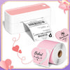 Phomemo ??3¡± Pink Heart Thermal Labels for Shipping Label Printer and printer 241