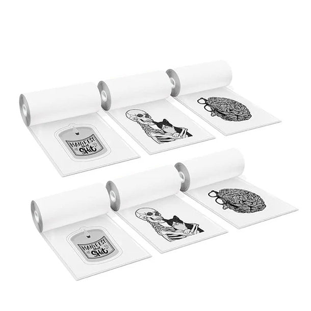 Phomemo 53mm Black on White Thermal Non-Adhesive Photo Paper for K22 Instant Camera | 6 Rolls