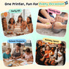 Phomemo TK20 Bluetooth Temporary Tattoo Printer with 40Pcs Temporary Tattoo Paper & 4 Markers - Phomemo